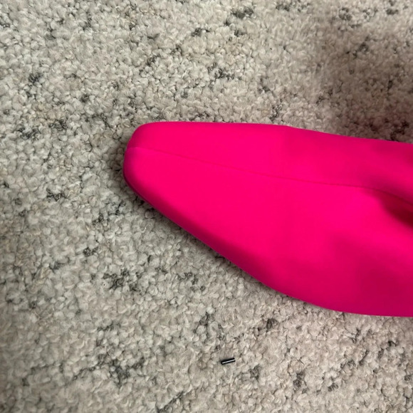 Steve Madden NEW 6.5 “Vakay” Pink Heeled socked Boots Stiletto Minimalist Design - Picture 6 of 16